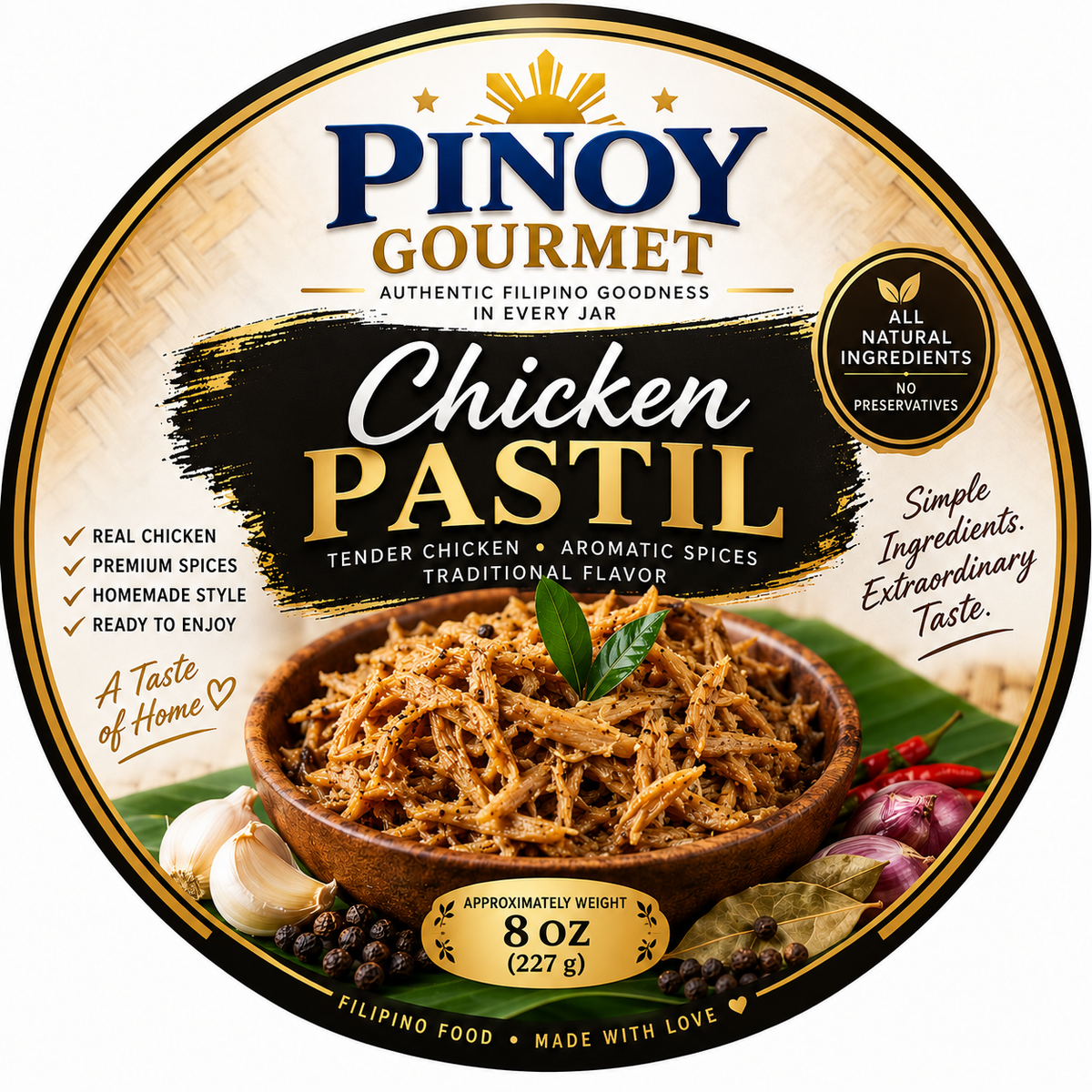 Chicken Pastil